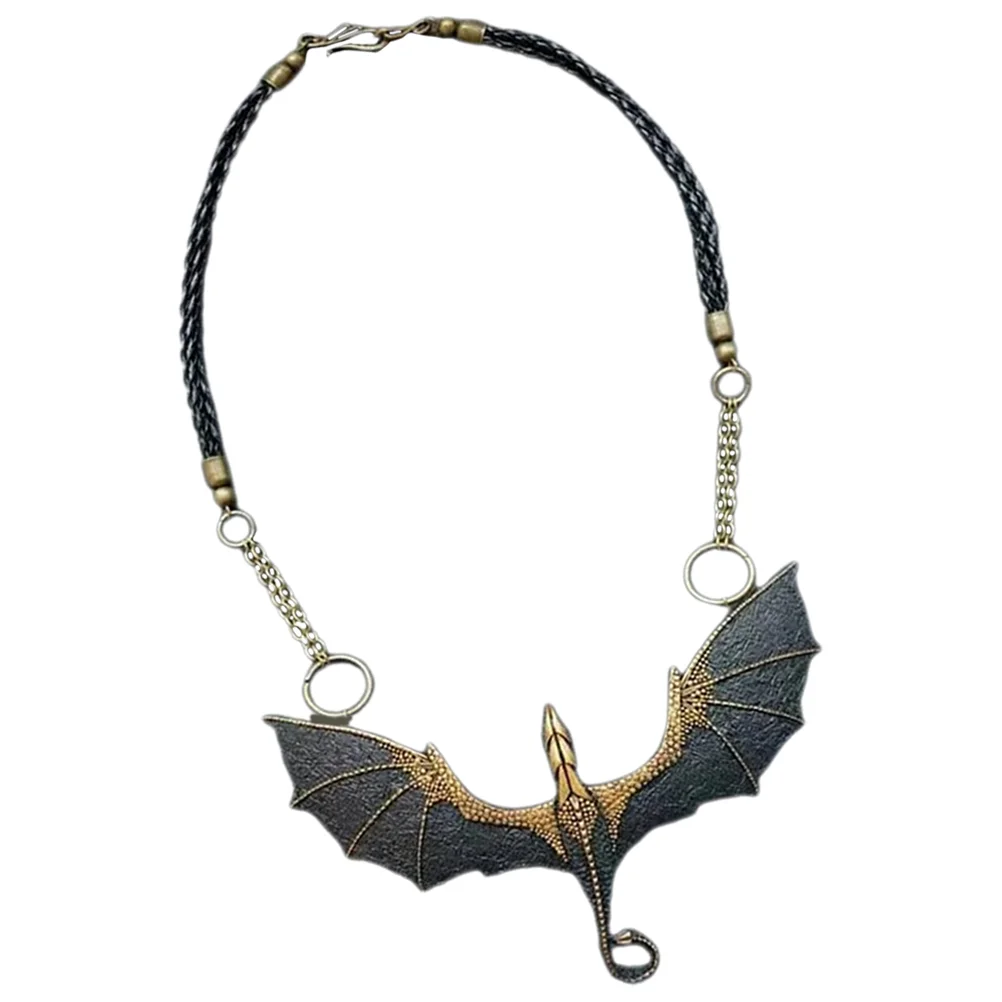 Artificial Halloween Necklace Miss Men's Necklaces Vintage Pendant Hanging Dragon