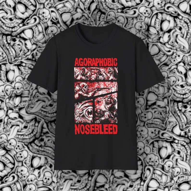 Agoraphobic Nosebleed T-Shirt | Grindcore T-shirt | Metal Band T-shirt