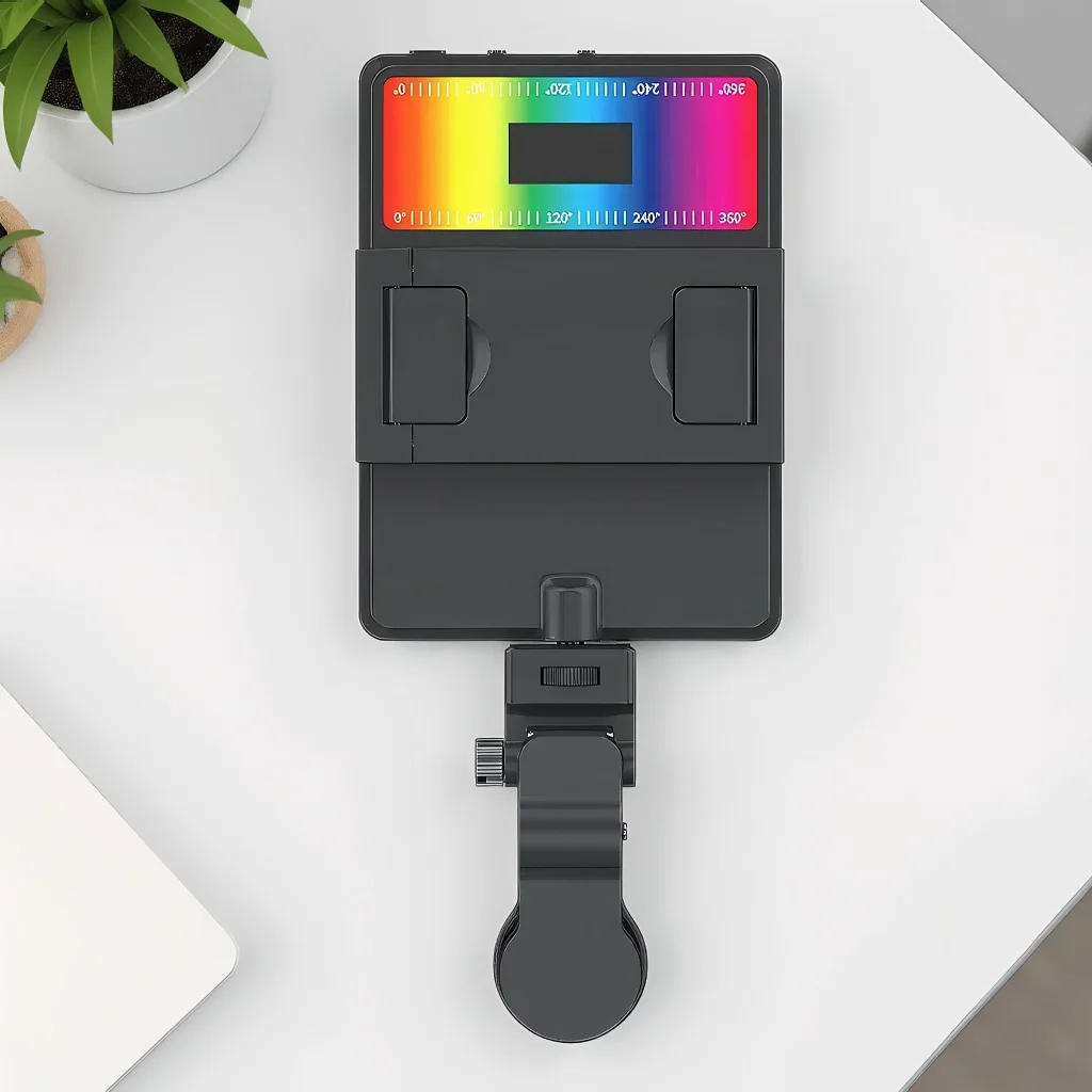 ضوء ملء مشبك StudioPro - 60 مصباح LED قابل للتعتيم لمدونات الفيديو والبث المباشر وإضاءة سطح المكتب #1