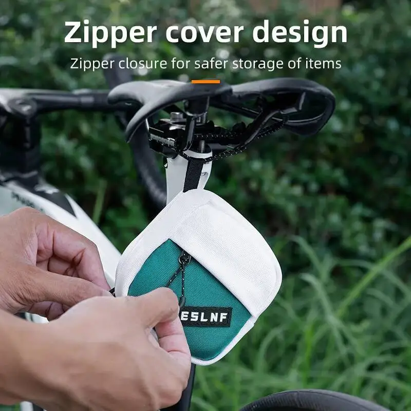 ESLNF Rennrad-Zubehör Tasche Satteltasche Tragbare Multifunktionale Modische Hecktasche für Mountainbikes