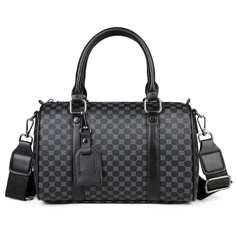 Luxury Design Men's Crossbody Bag Multifunction Handbag Men Fashion Barrel Shaped Shoulder Bag Waterproof Crossbody Bags for Men