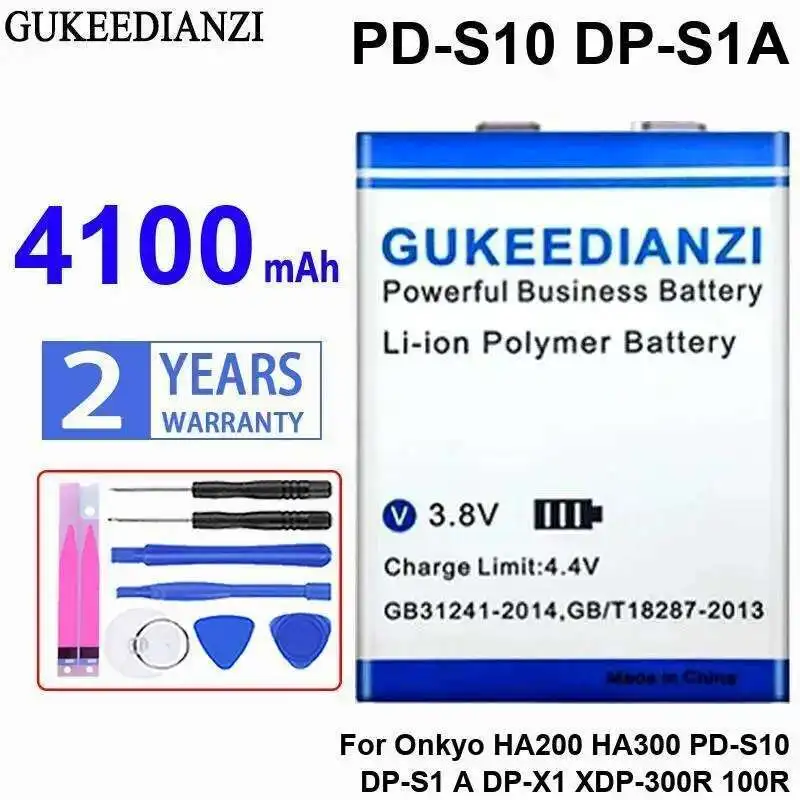 

4100Mah Audio Product Battery Reliable Replacement Lightweight For Onkyo HA200 HA300 PD-S10 DP-S1 A DP-X1 Xdp-300R 100R DP-S1A