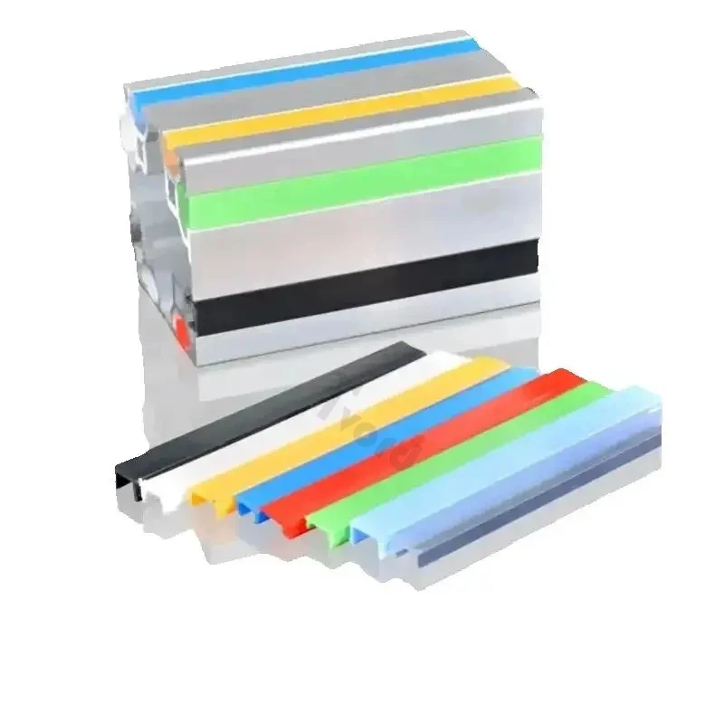 10pcs/Lot Hard Slot Cover 1000mm Length 6mm/8mm/10mm Wide Flat Seal Panel Holder for 20/30/40/45 series Slot Aluminum Profile