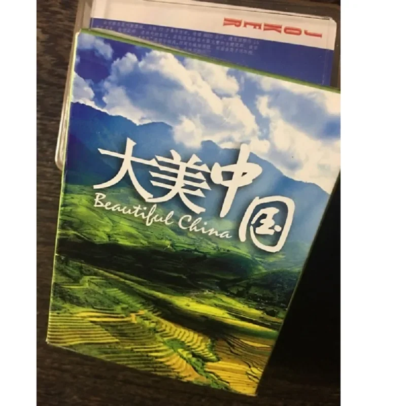 

Коллекционные игральные карты, красивые китайские покерные карты, китайский туристический пейзаж, новинка, покерный набор