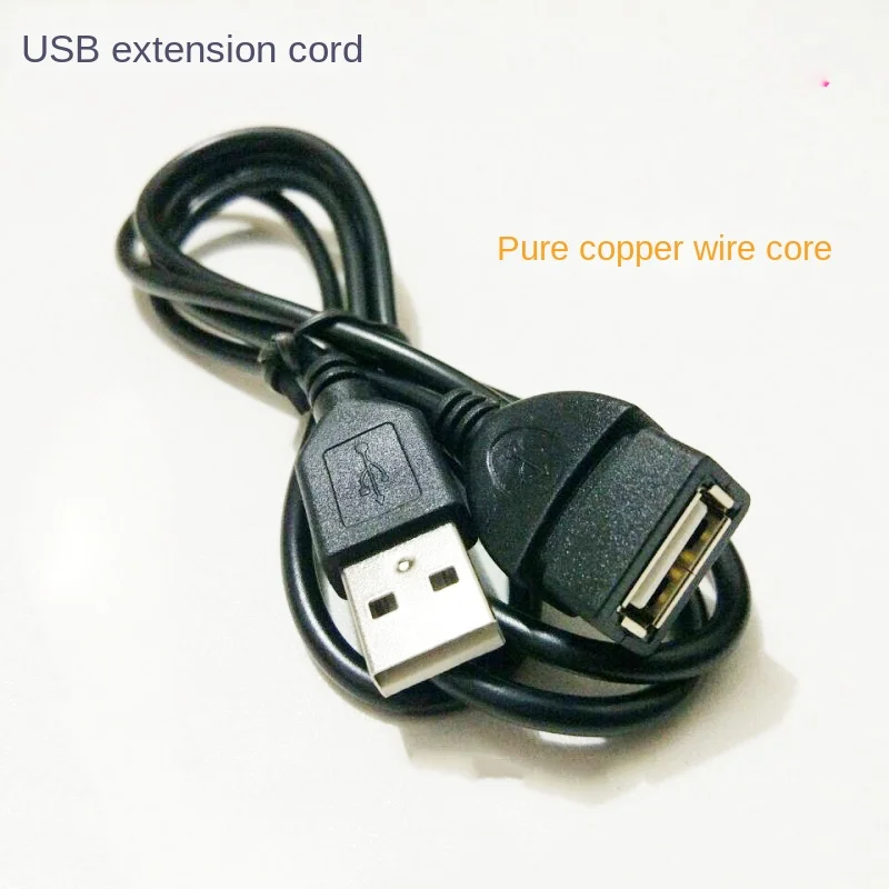 Cable de extensión USB 2,0 de alta velocidad, conector macho a hembra, sincronización de datos de 1m, extensor USB 2,0