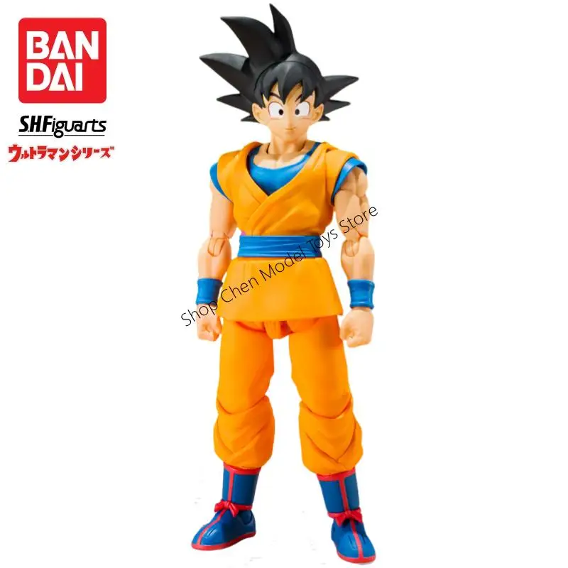 En Stock Bandai S H Figuarts Daima Original Dragon Ball Son Goku figura de acción modelo muñeca nuevo juguetes en caja modelo garaje