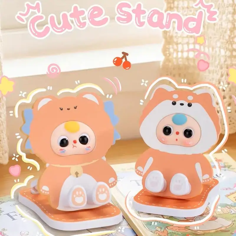 Authentic Baby Three Tv Buddy Phone Holder Blind Box Brand New Practical Decorative Item Kawaii Mysterious Box Girls' Gifts view 3