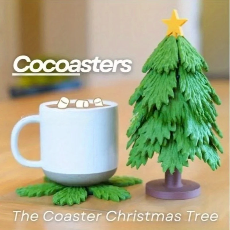 

Cocoasters The Christmas Tree Coaster Set