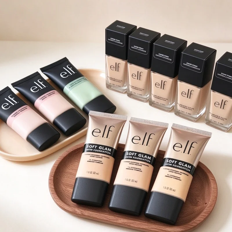 Bestseller ELF Soft Glam Satin Foundation Long-lasting Hydrating Liquid Foundation Satin Matte Texture Primer Brand Base Makeup