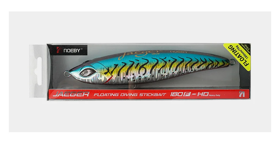 NOEBY Jaeger Schwimmender Stickbait Pencil-Köder 180mm 76g Salzwasser-Oberflächenköder für Großwildfischen – Detail 9