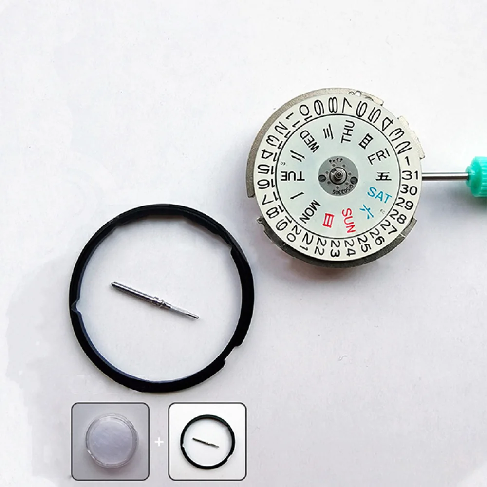 Thương Hiệu Nhật Bản Ban Đầu NH16 NH16A Tự Động Chuyển Động Cơ Học Lịch Kép 21 Viên Ngọc Dây Kim Loại Phụ Kiện