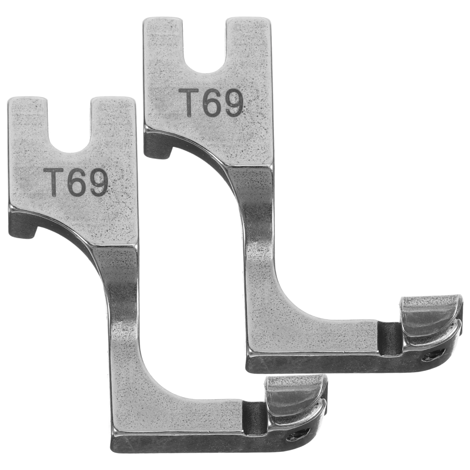 

2pcs Invisible Zipper Foot Steel Adjustable Single Sided Universal Computer Flat Car Sewing Machine Replacement Accessory