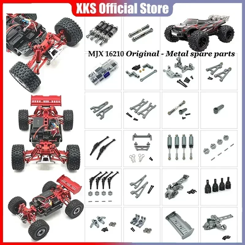 MJX 16207 16208 16210 16209 H16V3 Remote Control Car Metal Front and Rear Shock Mount Accessories  Rc Cars for Adults  Rc Car