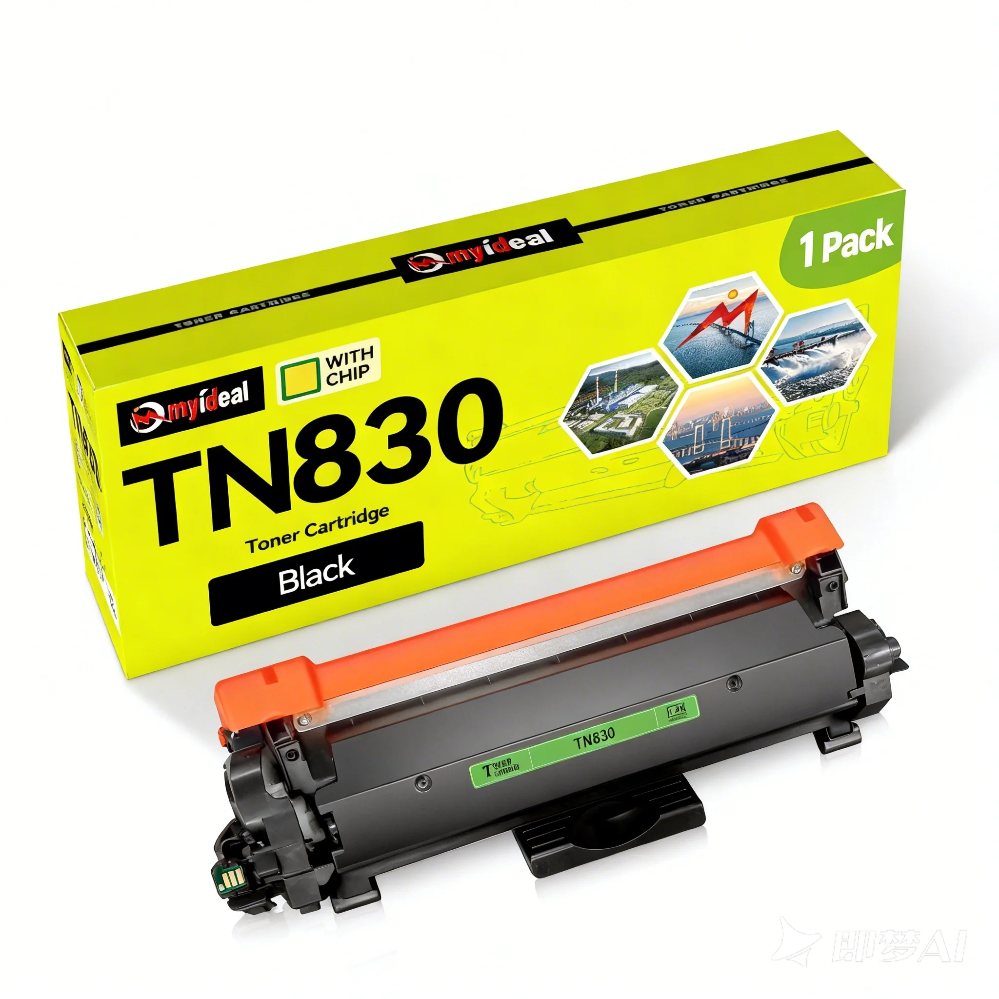

TN830 TN830XL Toner Cartridge Replacement for Brother TN 830 HL-L2400D HL-L2405W MFC-L2820DW DCP-L2647DW MFC-L2900DW Toner