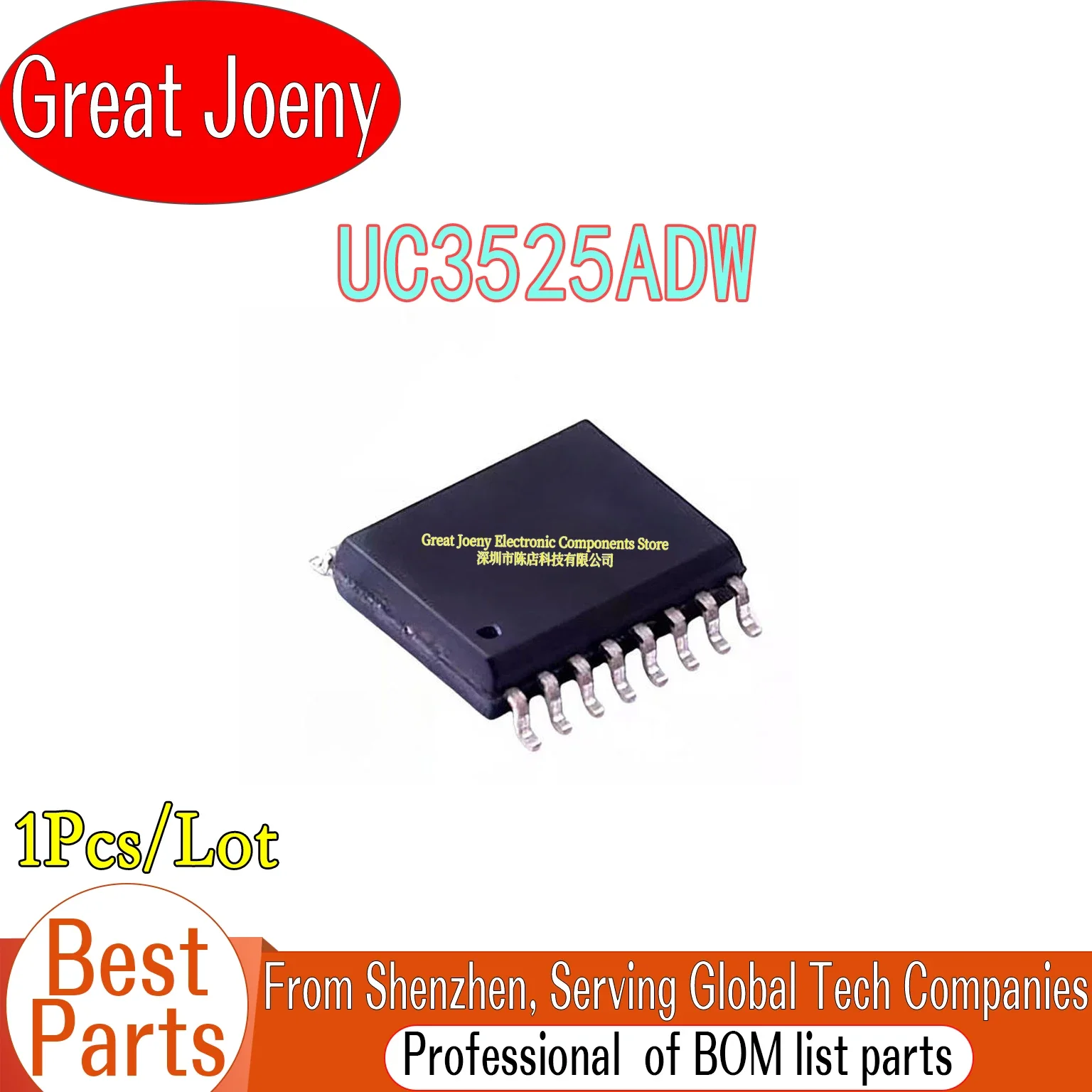 

100% New Original UC3525ADW IC Chipset SOP-16 Bulk Best Price