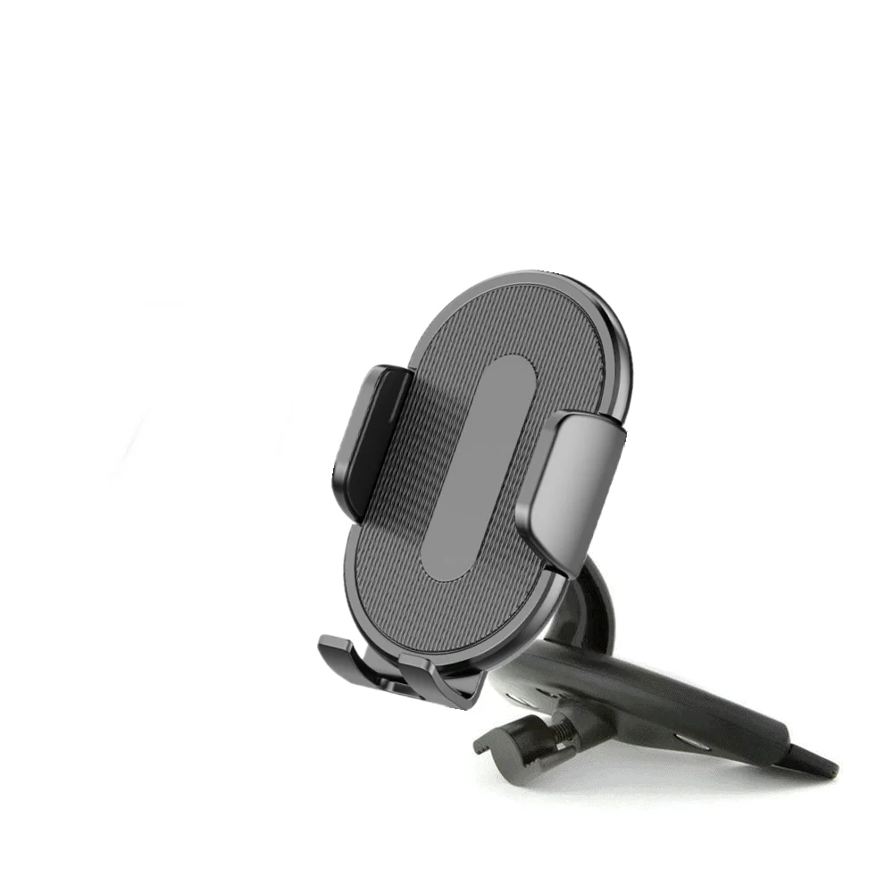 車載CDスロット用スマホホルダー、携帯スタンド、重力式車載ホルダー、CD-ROMナビゲーションクレードル、iPhone、Samsung、Xiaomi、Huawei対応