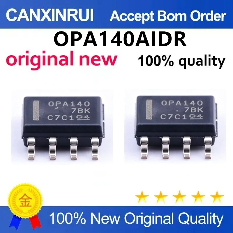 （5pcs-10pcs）Original genuine patch OPA140AIDR SOIC-8 single channel precision JFET amplifier IC chip