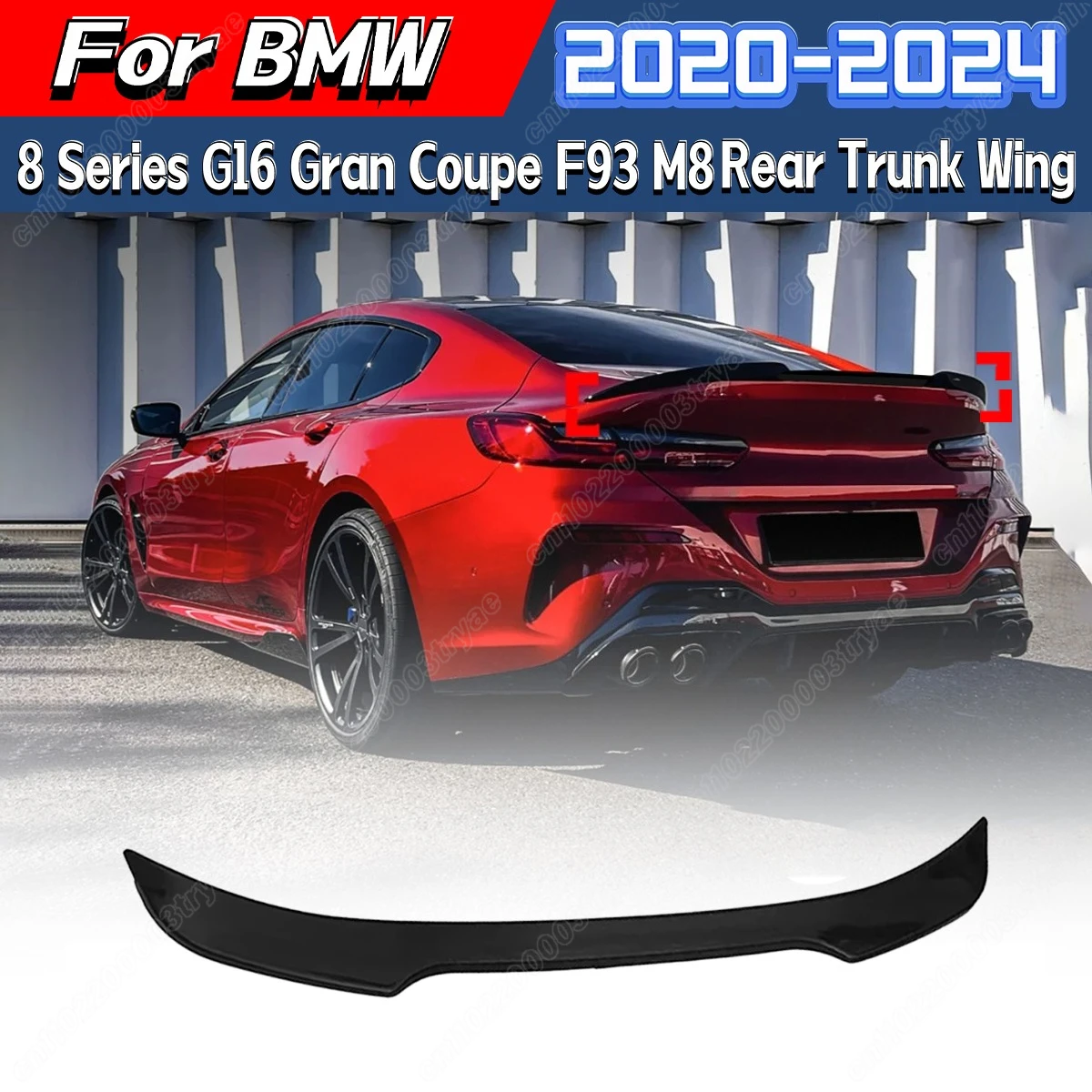 

Для BMW 8 серии G16 F93 M8 840i M850 Gran Coupe 2020 2021 2022 2023 2024 Автомобильный спойлер багажника, комплект кузова для дробилки потока крыла