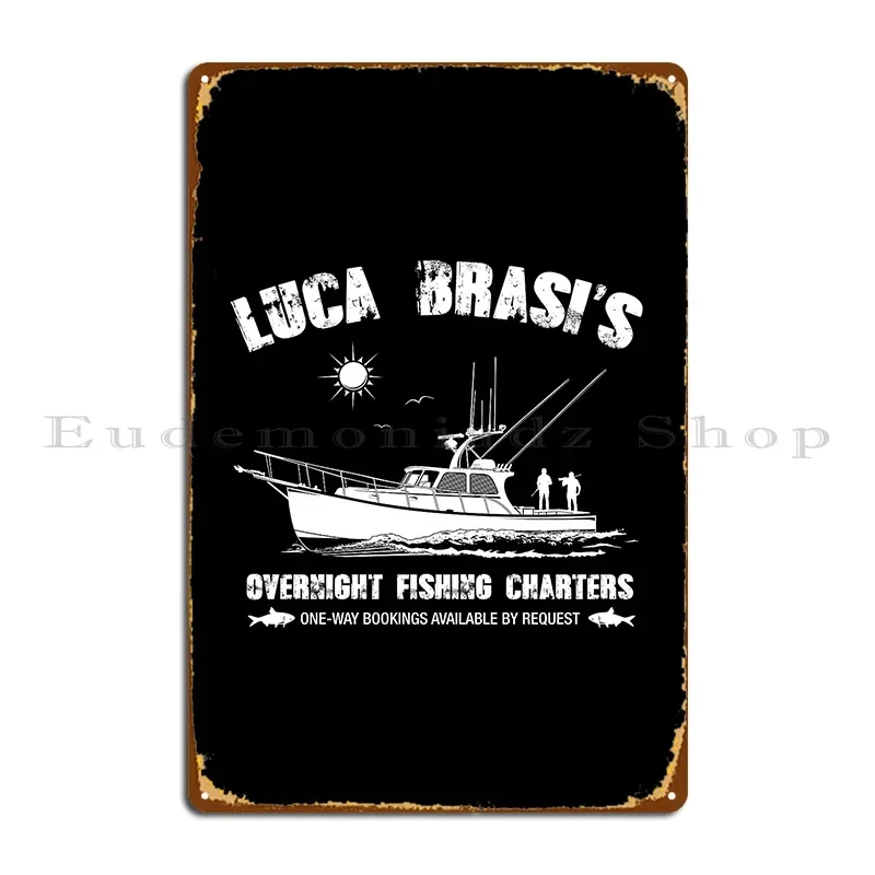 Luca Brasi Metal Plaque Printed Party Wall Decor Party Cinema Tin Sign Poster