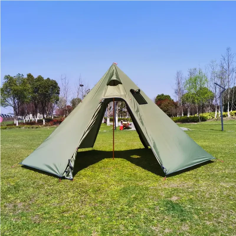 Winter Lightweight Four-season Pyramid Stove Camping Tent ZZP028 Waterproof Outdoor Equipment Chimney Pipe Stove Jack