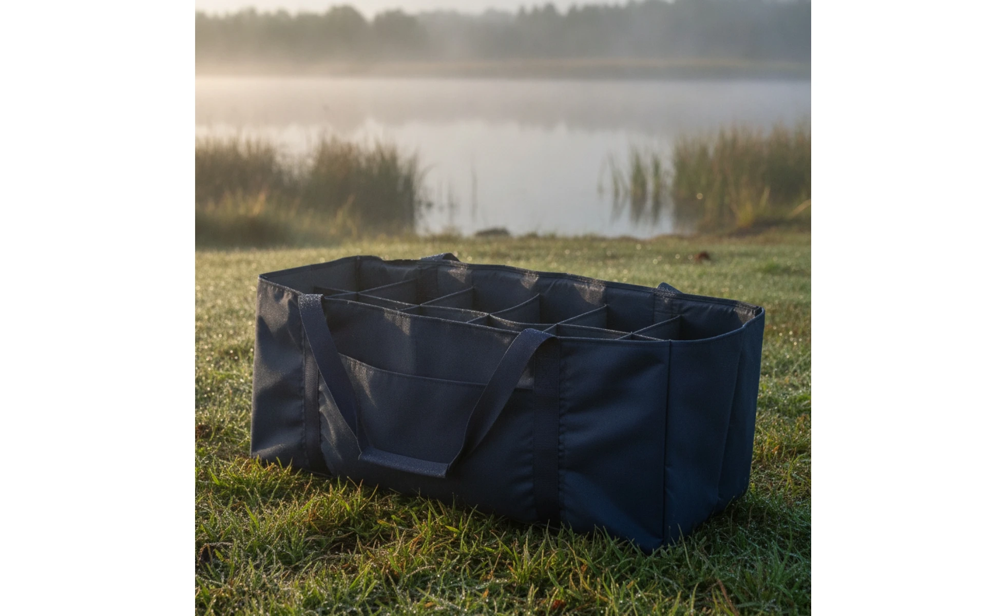 Duck Decoy Bag with Dividers Open-Top Waterfowl Decoy Bag Carrier Heavy-Duty Organized for Waterfowlers, Hunting Blinds