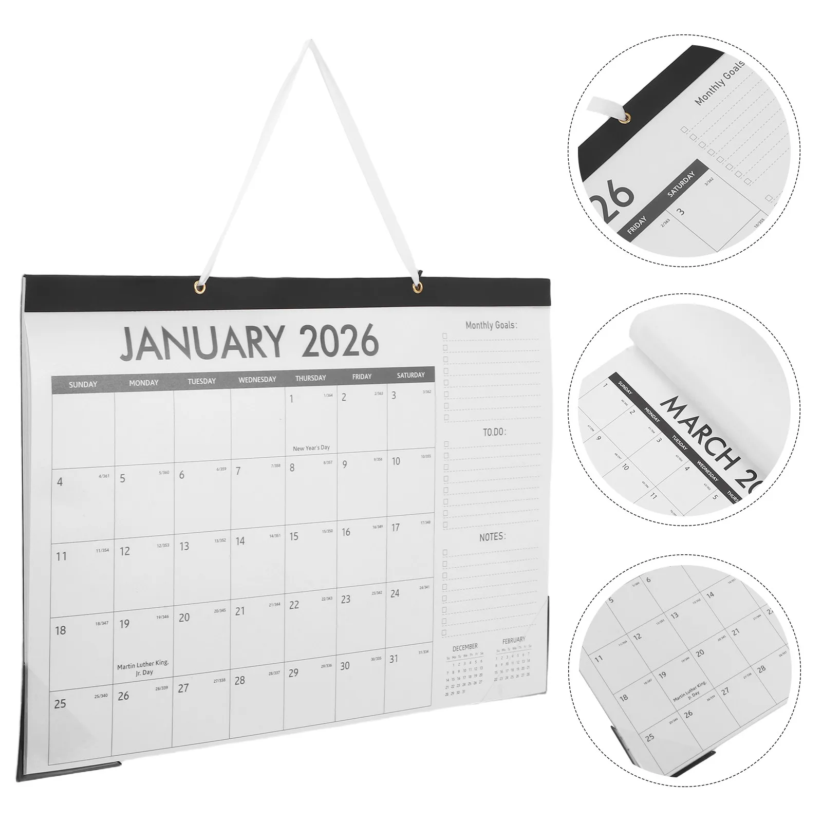 

Настенный календарь-планировщик на 2026 год (с января 2026 по июнь 2027) для офиса, дома, класса, планирования расписания