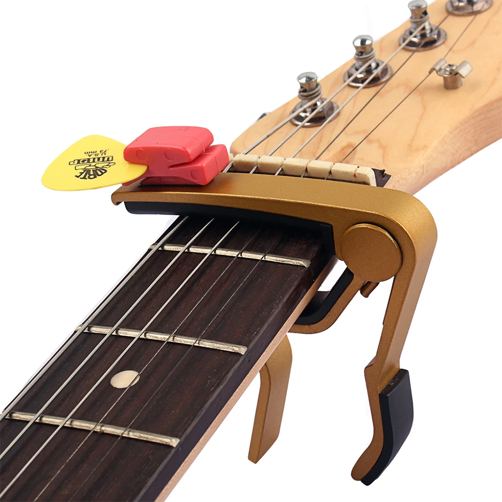 

Capo for Acoustic Guitar Aluminum Alloy Adjusting Clip Multifunction Electric Tuner