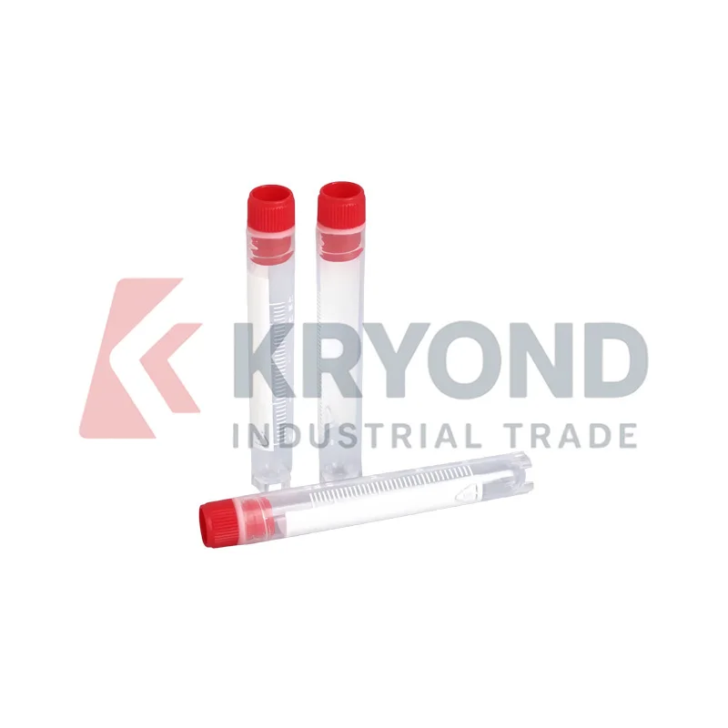 LABSELECT CV-002-500-IN Cryopreservation Tube 5.0mL Upright 50pcs Laboratory Sample Storage Containers Research Equipment Use QC