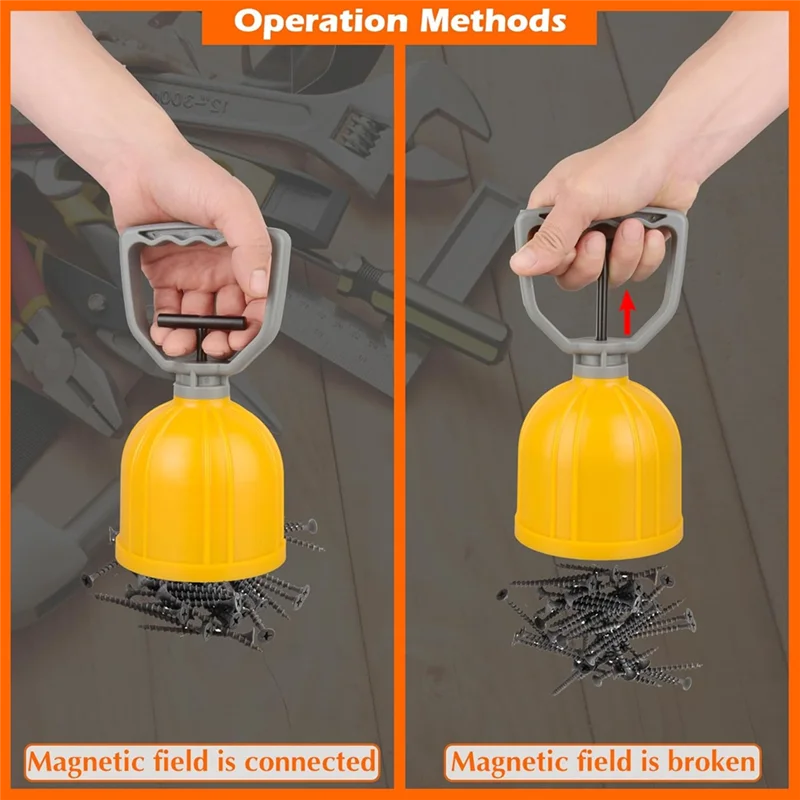 

A23P Strong Magnetic Bulk Parts Lifter Powerful Material Handling Magnets For Transferring And Picking Up Small Metal Objects
