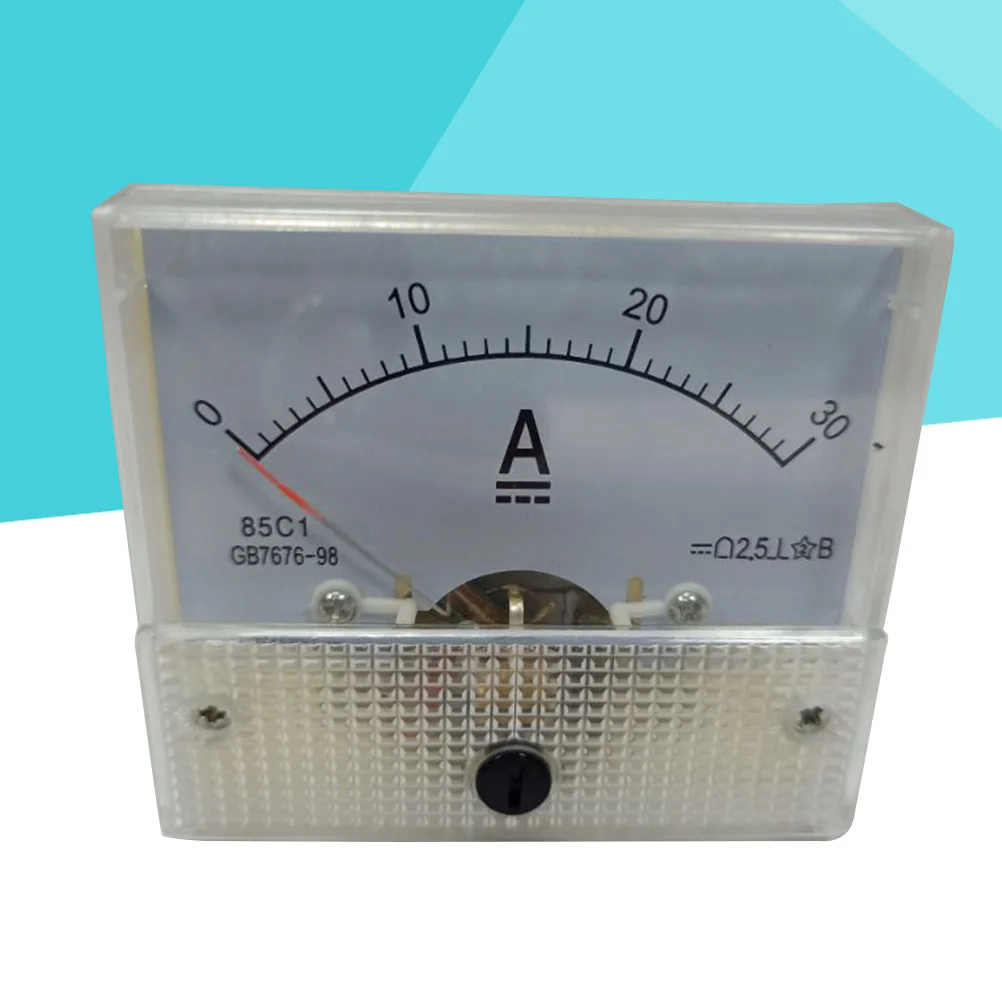 

Dc 30A Panel Meter Analog Voltage Gauge For Power Voltmeter Panel Supply Project No Shunt Required High Grade Abs