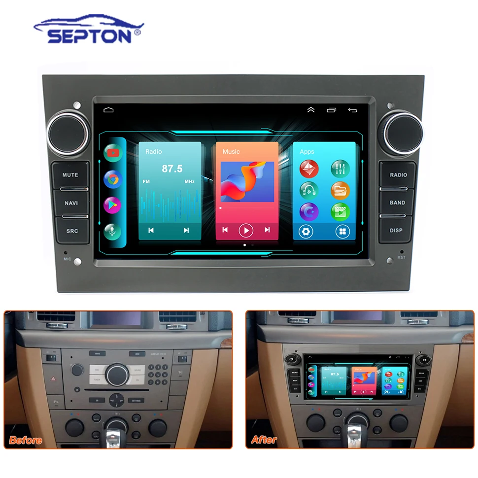 Android Car Radio Multimedia Carplay GPS Players Universal for Opel Astra H J 2004 Para Astra Meriva Vectra Antara Zafira Corsa