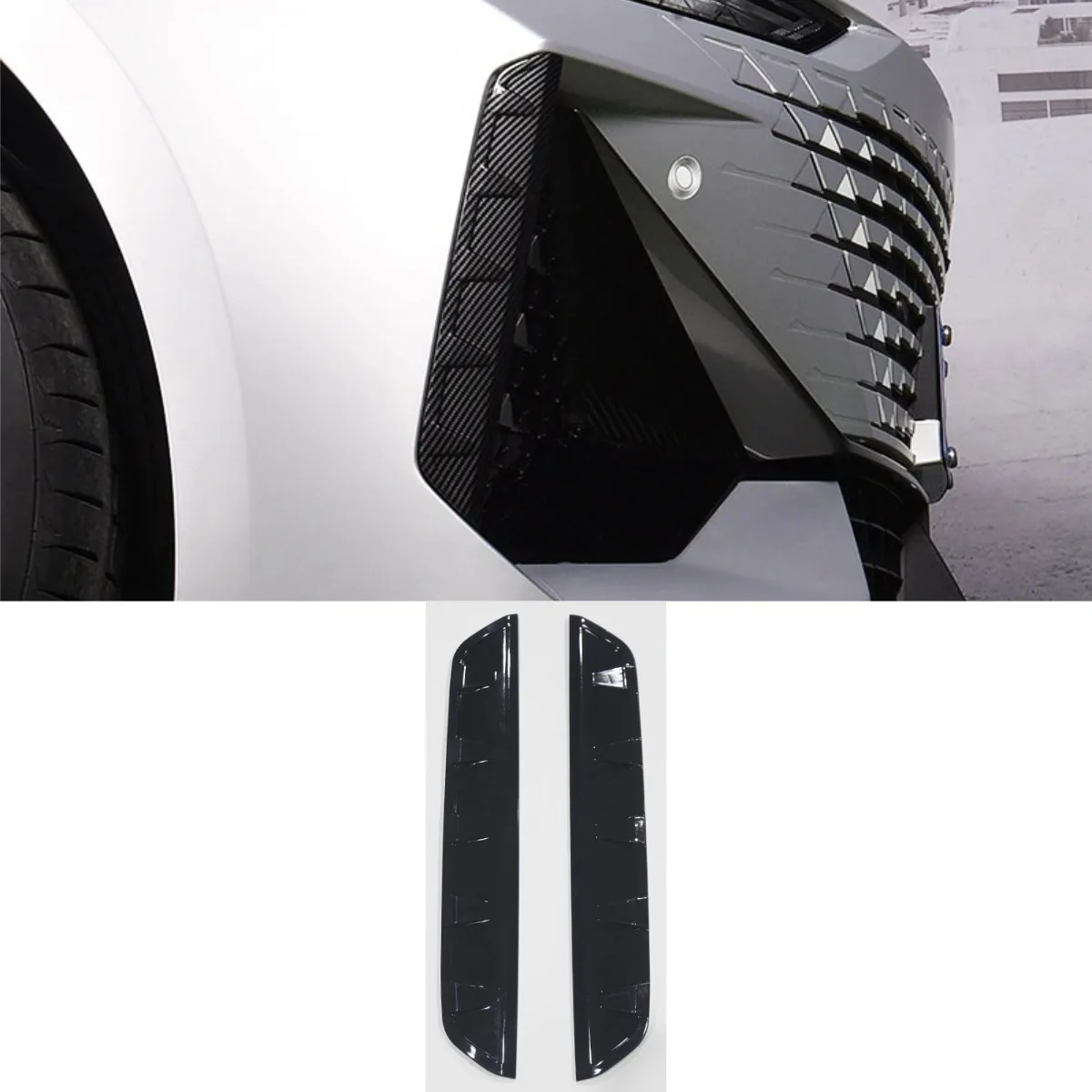 

For Changan UNI-V Car Side Bumper Air Intake Vent Decorative Strip Modification Bumper Splitter Cover Air Vent Trim Body Kit