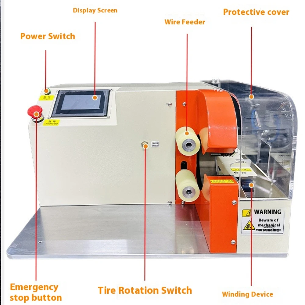 

Полуавтоматическая машина для намотки ленты 220 В/110 В, машина для намотки проводов и кабелей, машина для намотки короткой линии ленты