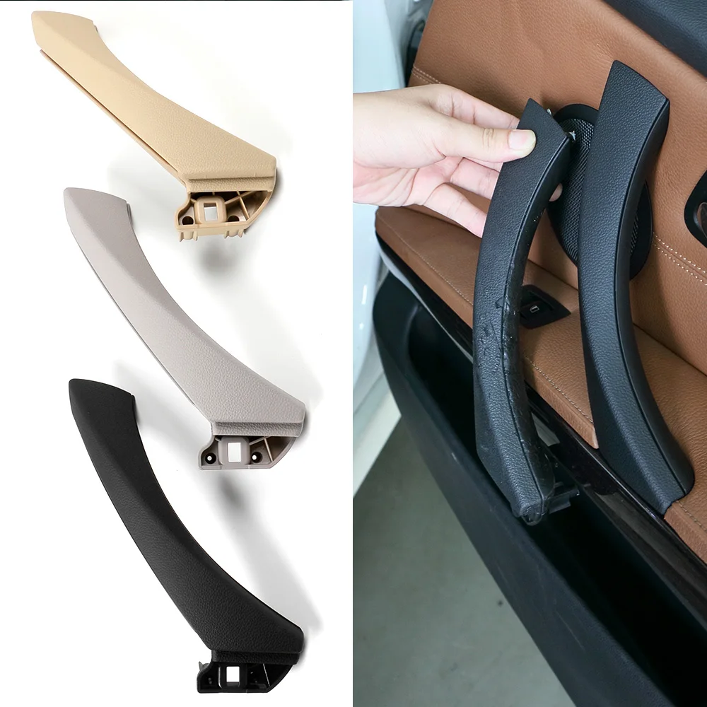 

Car Inner Handle Interior Door Panel Pull Trim Cover Gray Beige Black left Right For BMW 3 series E90 E91 316 318 320 325 328