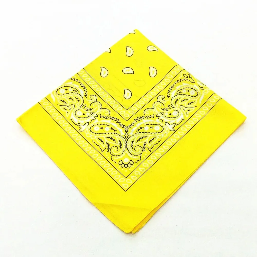Unisex Männer Frauen Bandana Haarband Cowboy Herren Biker Sport Kopfbedeckung Handgelenk Haarwickel Einseitiger Kopfwickel Schal Paisley