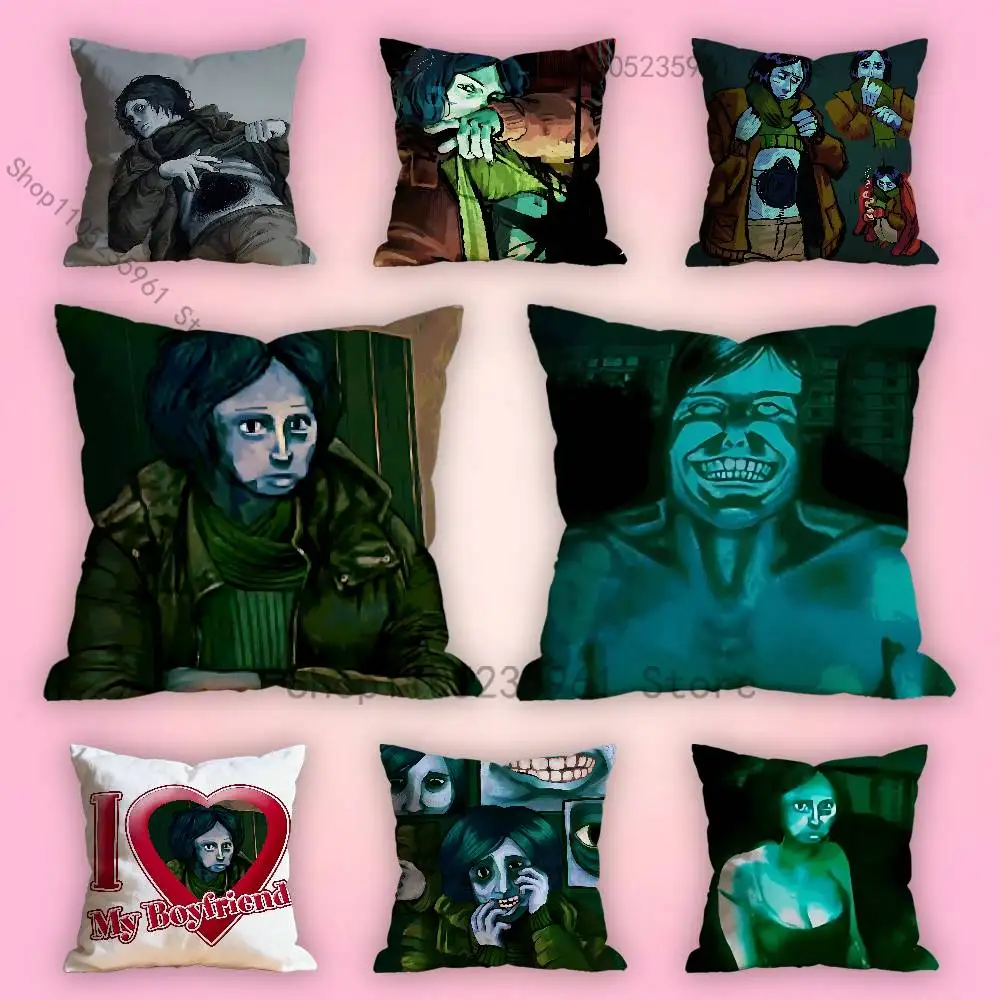 No Im Not a H-Human Pillow Cases for Bedroom Living Room Sofa Home Decor Polyester Cushion Cover with Zipper