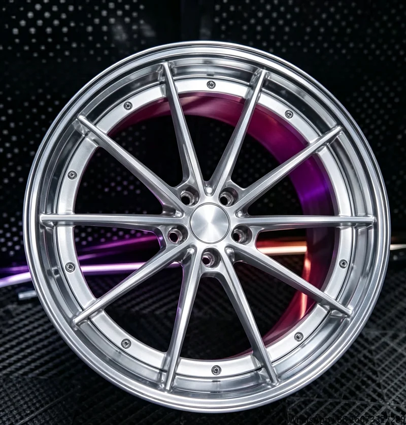 Forged 2 Piece Wheels Alloy Wheel Rim 17 18 19 20 21 22 23 24 Inch 5x114.3 Forged Car  Rims Wholesale From China
