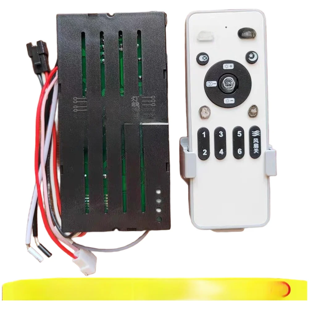 N13R HOT Universals Ceiling Fan Remote Control Kit Replacement, 6-Speed & Timing, Remote Replacement For DC Ceiling Fan Light