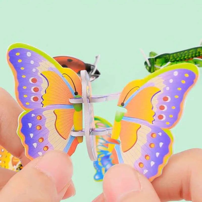 3D Three-dimensional Fun Insect Jigsaw Puzzle Toys For Kids Creative DIY Jigsaw  Puzzle Toys 3-6 Years Old Early Education Toys