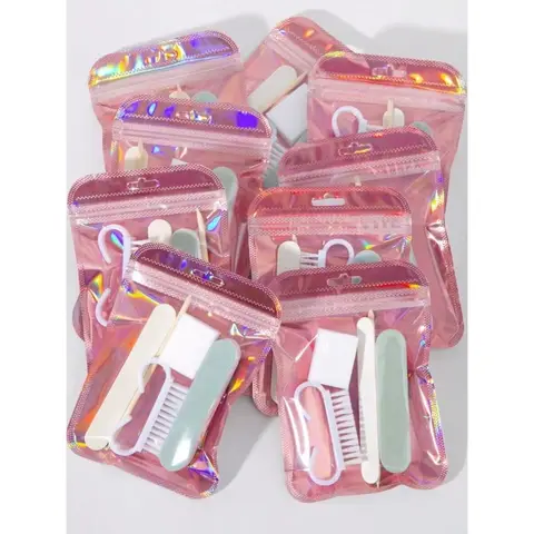 1pack ,Manicure And Pedicure Set, Mini Nail File And Orange Nail Stick Set