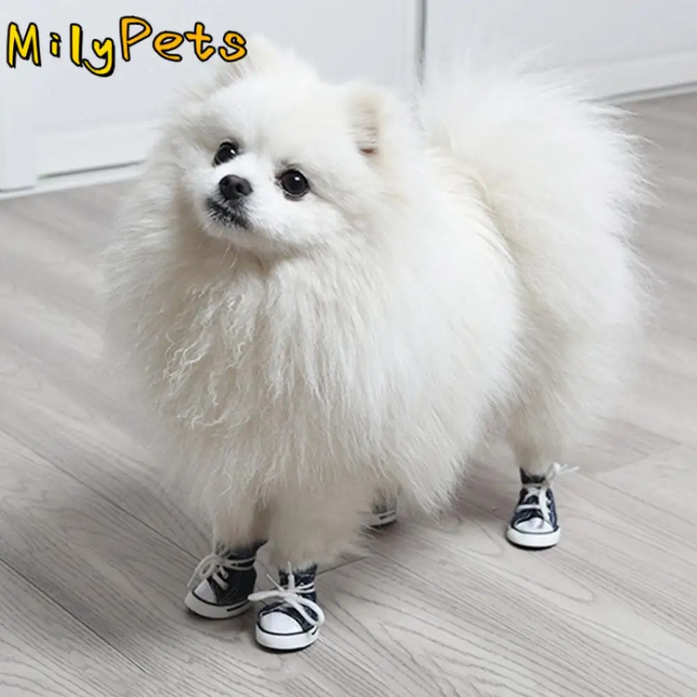 

Cute Waterproof Casual Style Anti-slip For Small Dogs,Cats Outdoor Dog Shoes Pet Denim Shoes Puppy Sneaker Pet Booties