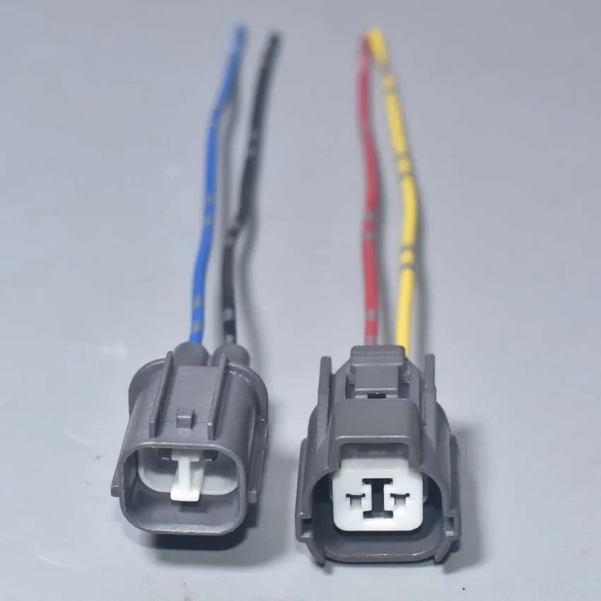 shhworldsea 2 pin way Female Male Auto Cable Horn Wire Connector For BUICK Honda CITY Rear Door Lock Motor 6181-0070 6189-0129