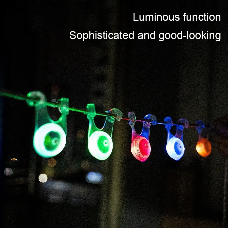 1PC LED Tent Rope Hanging Lights Waterproof Bicycle Tail Light Outdoor Camping Backpack Safety Warning Signal Light Rope Lamp