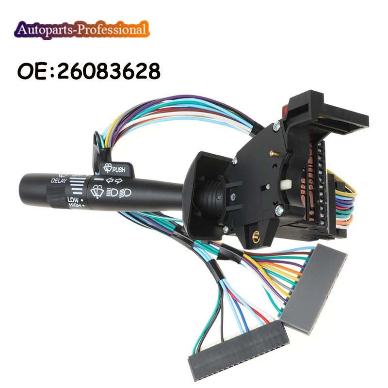 Interruptor de señal de giro, palanca de limpiaparabrisas para Chevrolet Astro, picardías, GMC 26083628, 26047331, 26054728, 26068360, 28083630, 26097022, D6229A