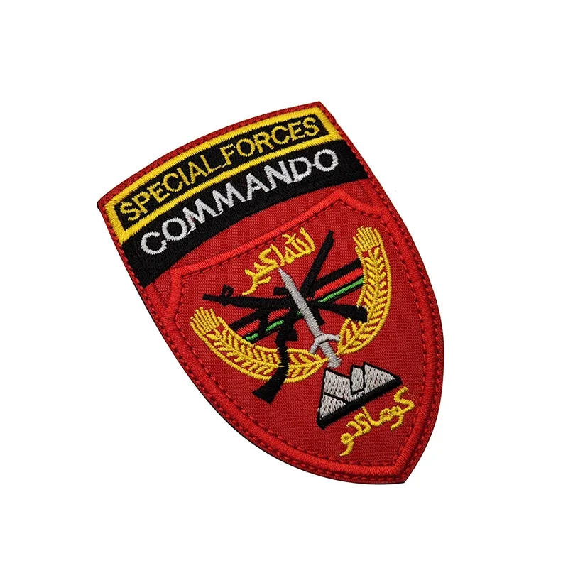 Toppa ricamata americana con gancio e anello, fascia da braccio, toppa militare, distintivo morale tattico, accessori di abbigliamento, adesivi in tessuto punk