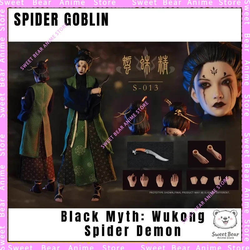متوفر في المخزون سبايدر جوبلين S-013 الأخت الرابعة العنكبوت شيطان الأسود أسطورة: وو كونغ 1/6 عمل الشكل أنيمي نموذج لعبة عصرية دمية سطح المكتب