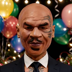 Mike Tyson Mask Man Boxing Champion Realistic Head Cover Fancy Dress Party Halloween Carnival Celebrity Cosplay Costume Props