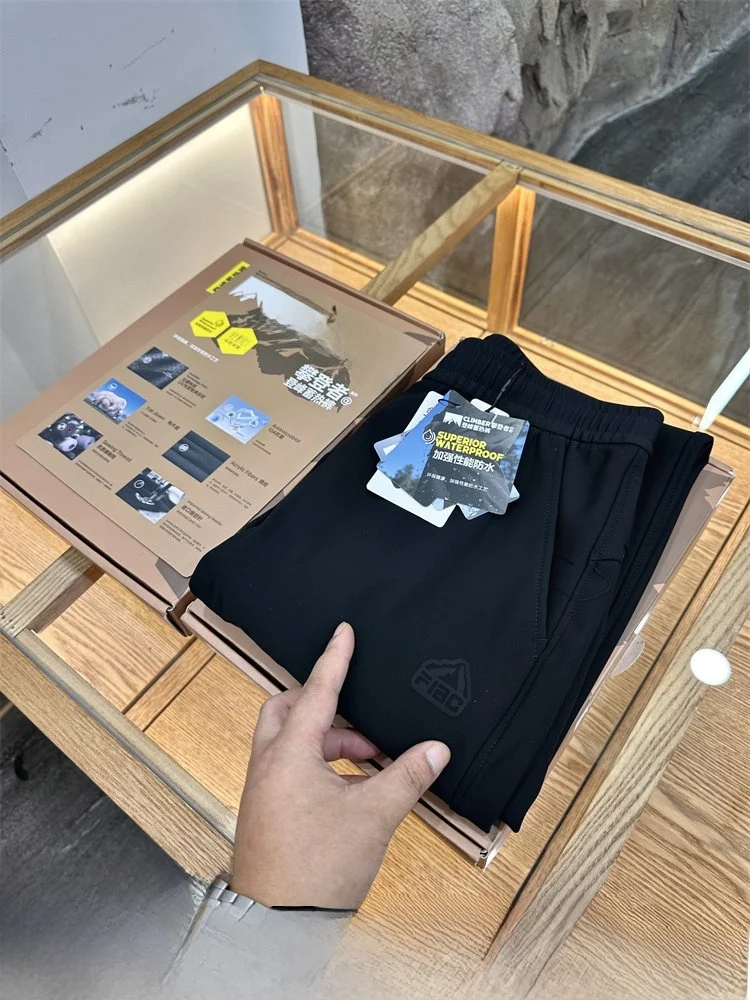 

Пиковая серия 30! Технология теплового хранения Woollytech! Уличные теплые прямые спортивные брюки для мужчин и женщин, парные брюки Au...