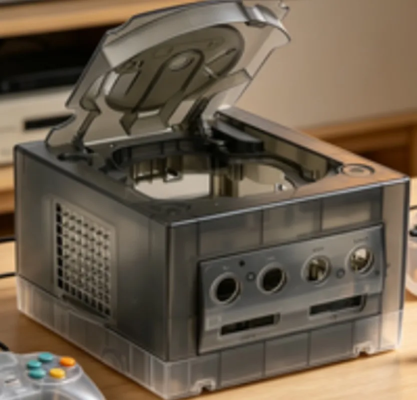 Game Console Replacement Shell, Translucent Housing Case Fit forGame Console