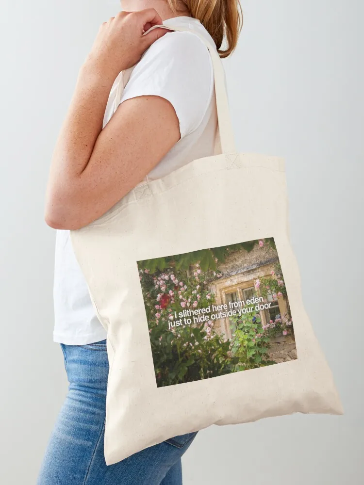from eden - Bolsa de mano estilo cottagecore, bolsa de compras para mujer, bolsa de mano personalizada, bolsas de tela